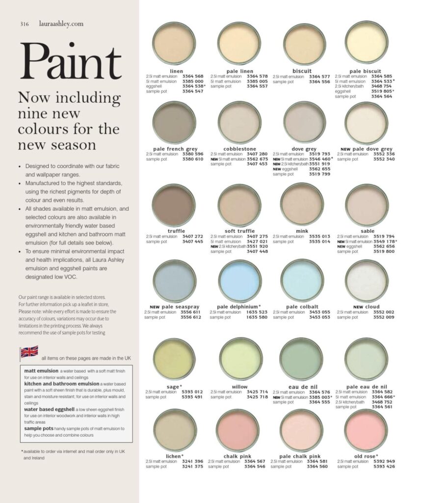 Laura Ashley paint