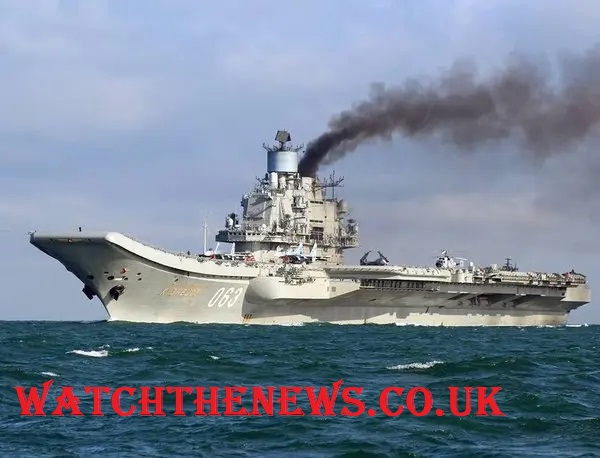 Russian aircraft carrier Admiral Kuznetsov