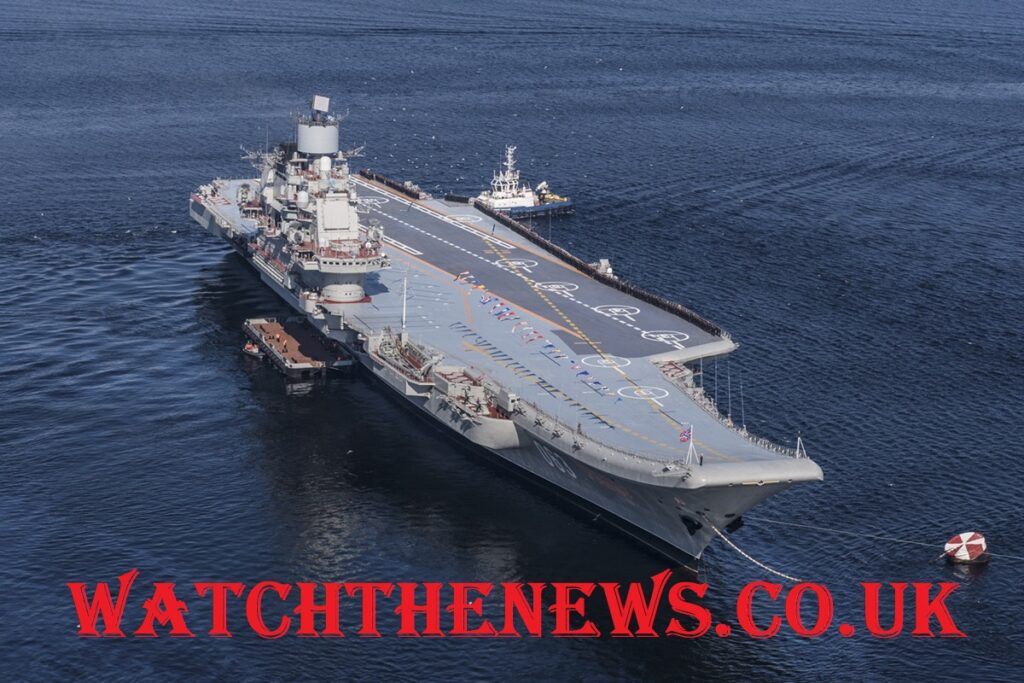 Russian aircraft carrier Admiral Kuznetsov